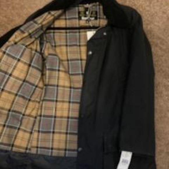 Barbour Jacket, size Medium, color Navy blue - Picture 4 of 4